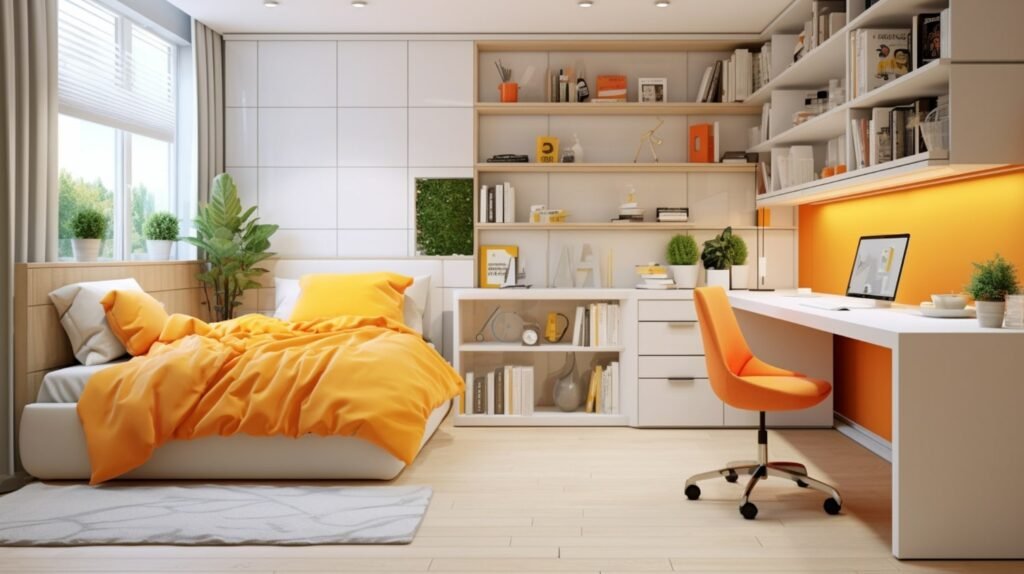 Bright bedroom with natural light for tranquil living, ideal for homeowners insurance policyholders