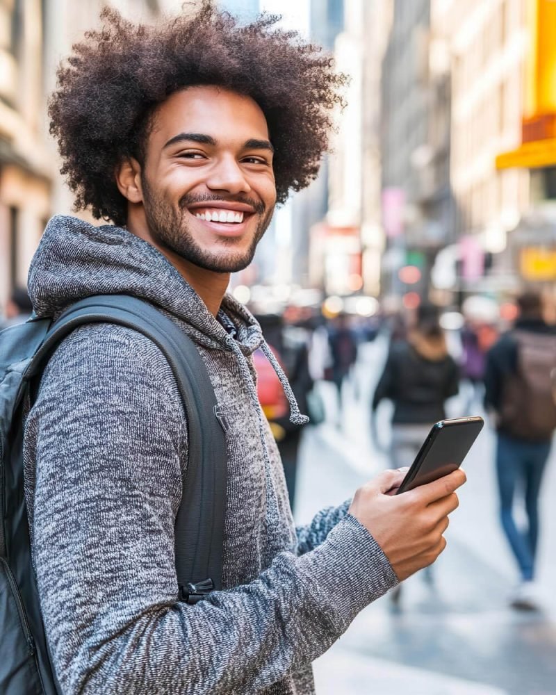 Happy Diverse College Student with Budget Friendly Renters Insurance 1