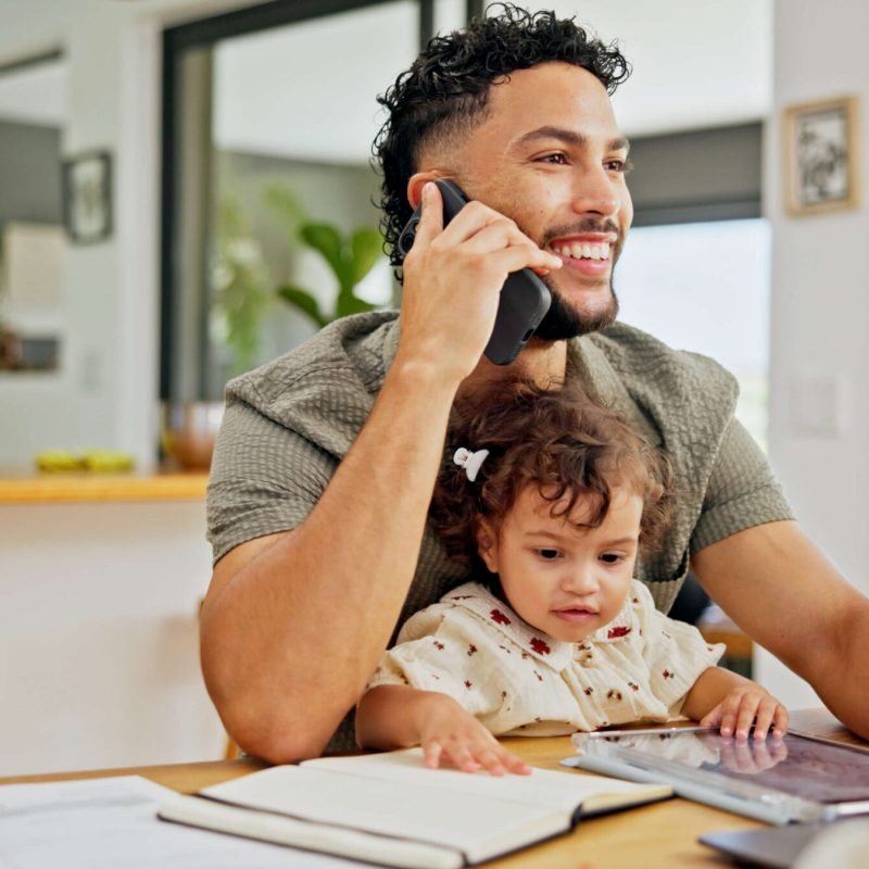 happy-baby-or-dad-with-phone-call-or-laptop-for-r-2025-04-05-13-09-54-utc